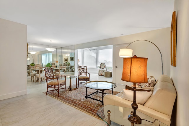 44 Cocoanut Row Unit 507A, Palm Beach, FL 33480 - living room with baseboards