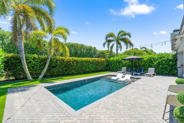 9610 Sterling Shores St, Delray Beach, FL 33446 - view of swimming pool featuring a patio