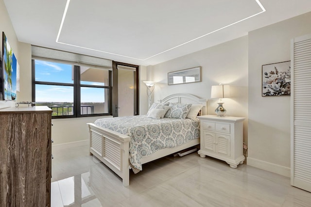 4600 S Ocean Blvd Unit 1003, Highland Beach, FL 33487 - bedroom with baseboards