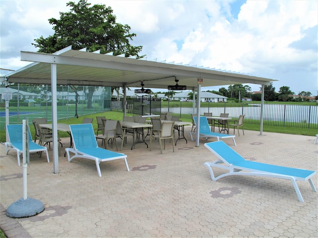 14612 Canalview Dr Unit B, Delray Beach, FL 33484 - view of patio / terrace featuring fence