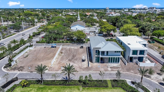 305 Grove Pl, Delray Beach, FL 33444 - bird's eye view of a tree filled landscape