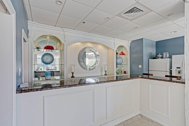 5380 N Ocean Dr Unit 5A, Riviera Beach, FL 33404 - view of sport court with a water view and fence