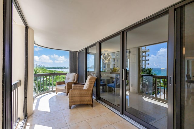 5380 N Ocean Dr Unit 5A, Riviera Beach, FL 33404 - balcony featuring a water view
