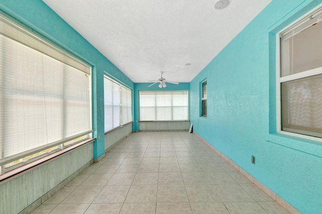 189 SE Floresta Dr, Port Saint Lucie, FL 34983 - unfurnished sunroom featuring ceiling fan