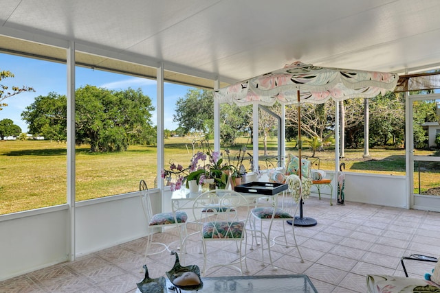 2971 SE Morningside Blvd, Port Saint Lucie, FL 34952 - view of unfurnished sunroom