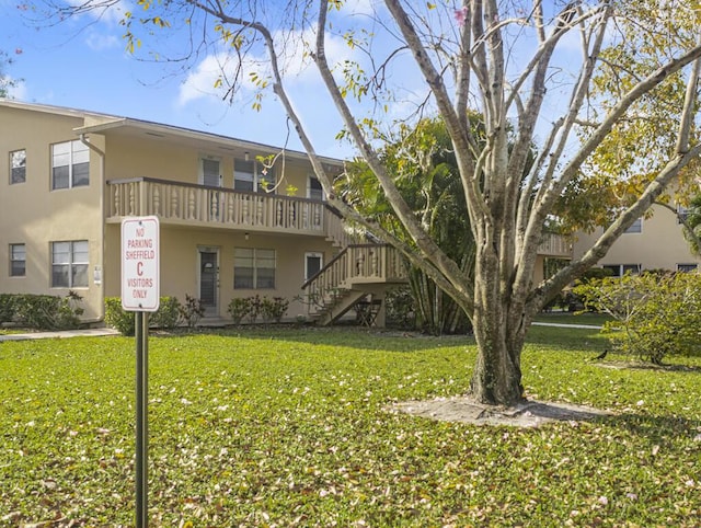 216 Sheffield I Unit 216, West Palm Beach, FL 33417 - view of property featuring stairway