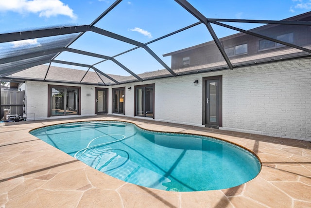 9676 Boca Gardens Pkwy Unit C, Boca Raton, FL 33496 - outdoor pool featuring a patio and a lanai