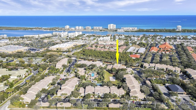 248 Village Blvd Unit 3203, Tequesta, FL 33469 - aerial view featuring a water view