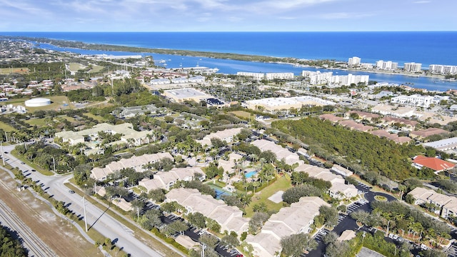 248 Village Blvd Unit 3203, Tequesta, FL 33469 - aerial view featuring a water view
