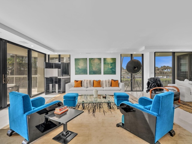 3300 S Ocean Blvd Unit 108S, Palm Beach, FL 33480 - sunroom with recessed lighting and floor to ceiling windows
