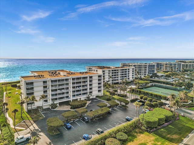 3300 S Ocean Blvd Unit 108S, Palm Beach, FL 33480 - birds eye view of property with a water view