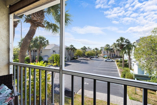 1627 SE Green Acres Cir Unit Z-203, Port Saint Lucie, FL 34952 - balcony with a residential view