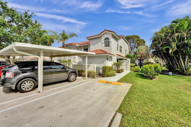 7669 Springwater Pl Unit 202, Boynton Beach, FL 33437 - view of partially covered parking lot