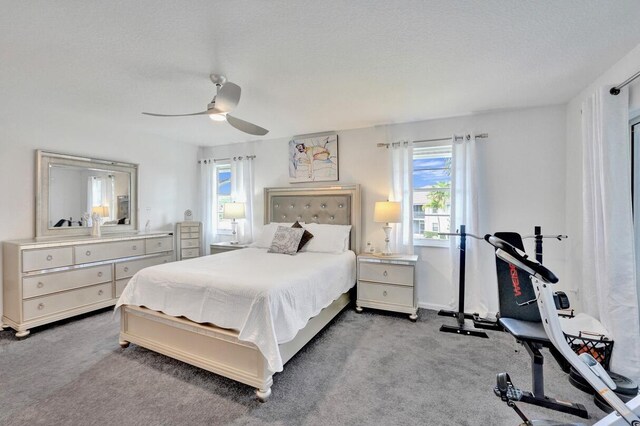 7669 Springwater Pl Unit 202, Boynton Beach, FL 33437 - bedroom featuring carpet flooring and a ceiling fan