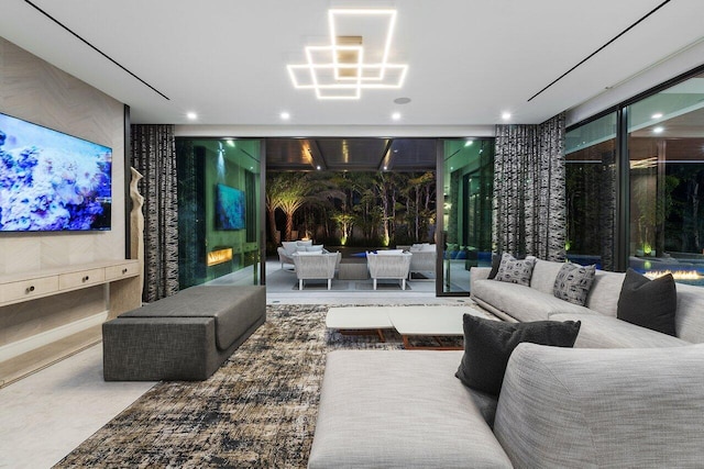 217 Thatch Palm Dr, Boca Raton, FL 33432 - community lobby featuring floor to ceiling windows and recessed lighting