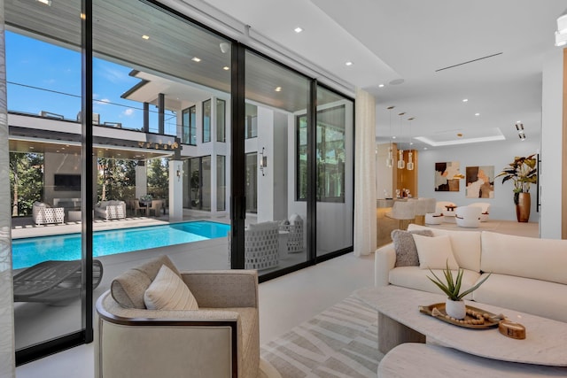 2498 Queen Palm Rd, Boca Raton, FL 33432 - living area with recessed lighting