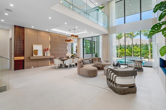 2498 Queen Palm Rd, Boca Raton, FL 33432 - lobby with a high ceiling and expansive windows