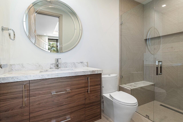 2498 Queen Palm Rd, Boca Raton, FL 33432 - bathroom with vanity and a shower stall