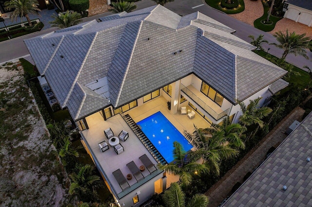 2498 Queen Palm Rd, Boca Raton, FL 33432 - aerial view of property and surrounding area with a pool