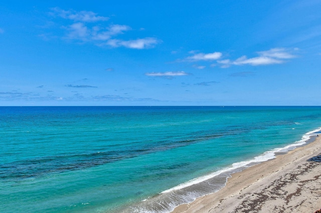 water view featuring nearby beach