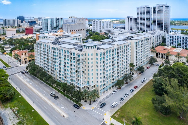 480 Hibiscus St Unit 1003, West Palm Beach, FL 33401 - birds eye view of property with a view of city