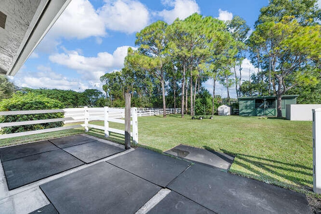 view of patio / terrace with fence