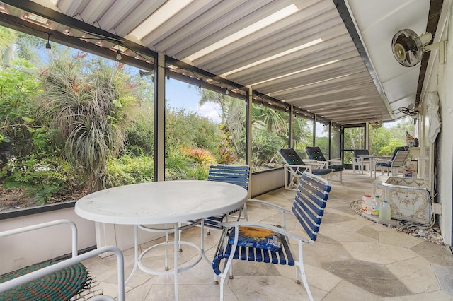 5674 Ainsley Ct, Boynton Beach, FL 33437 - sunroom / solarium featuring outdoor dining space