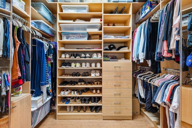 11952 Fox Hill Cir, Boynton Beach, FL 33473 - spacious closet featuring wood finished floors