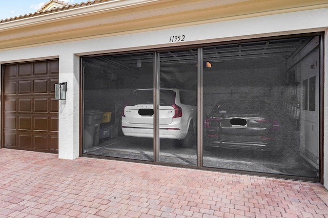11952 Fox Hill Cir, Boynton Beach, FL 33473 - garage with decorative driveway