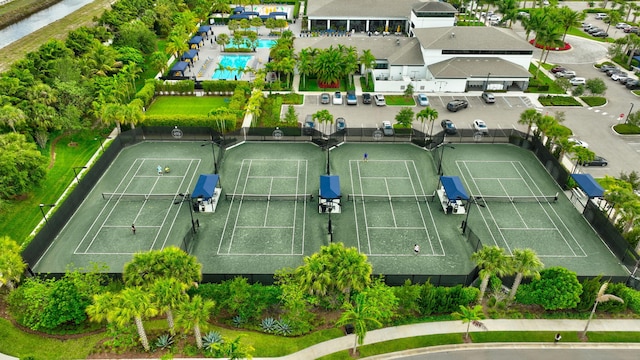 drone / aerial view