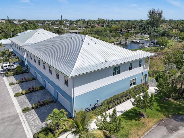 4707 SE Manatee Way, Stuart, FL 34997 - bird's eye view with a water view