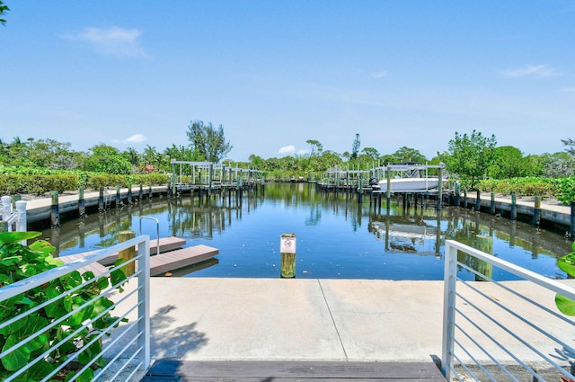 4707 SE Manatee Way, Stuart, FL 34997 - view of dock with a water view