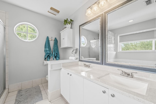7997 Lakewood Cove Ct, Lake Worth, FL 33467 - bathroom with a sink, a healthy amount of sunlight, and visible vents