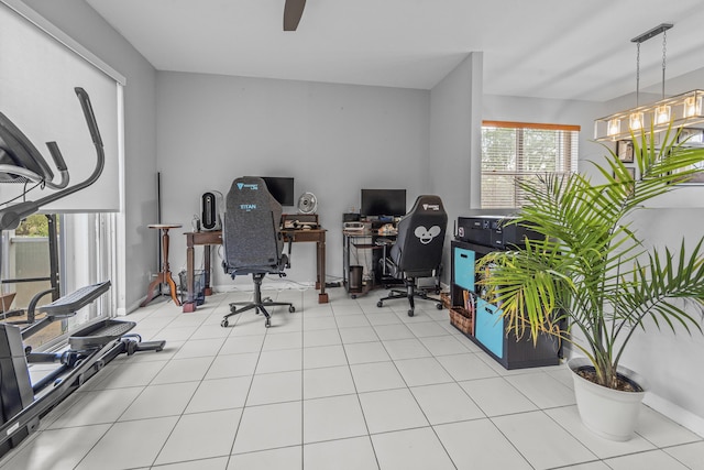 7997 Lakewood Cove Ct, Lake Worth, FL 33467 - office with ceiling fan