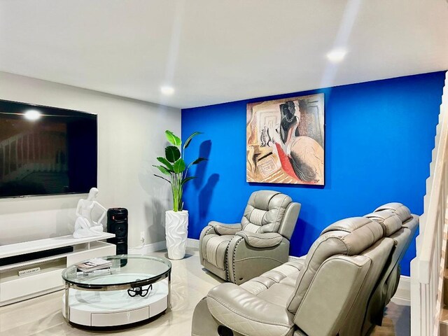 view of living area