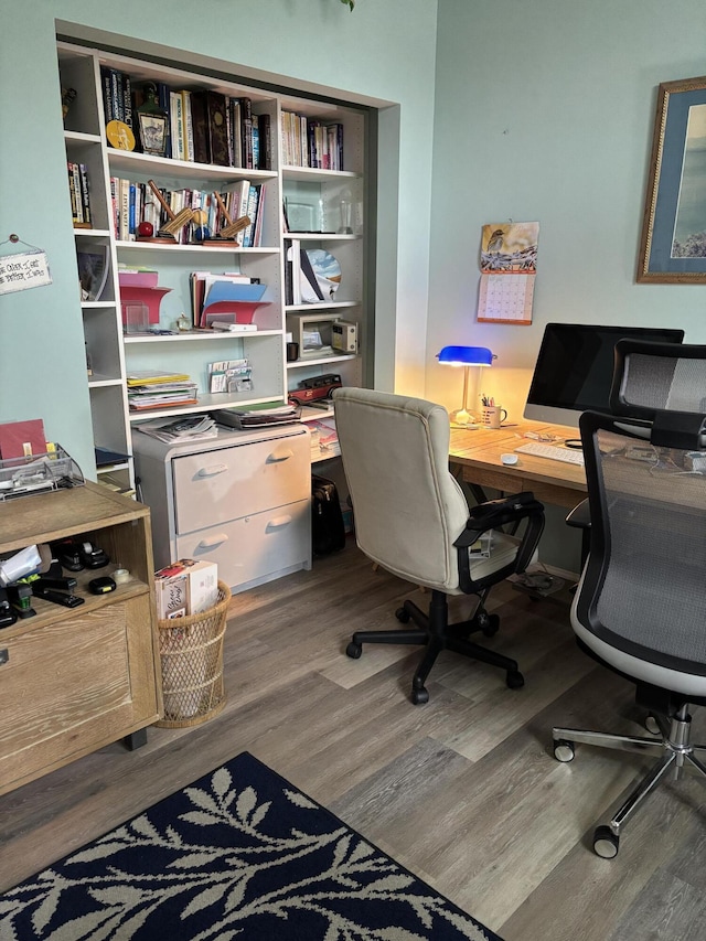 3237 El Camino Real, West Palm Beach, FL 33409 - home office featuring wood finished floors