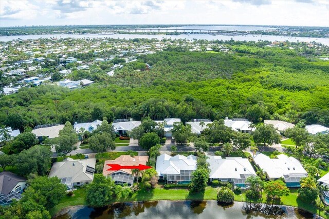 761 SW Lighthouse Dr, Palm City, FL 34990 - pool featuring a ceiling fan, a patio, an outdoor living space, and a lanai