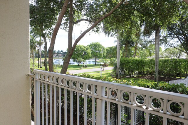 9825 Baywinds Dr Unit 1208, West Palm Beach, FL 33411 - balcony with a water view