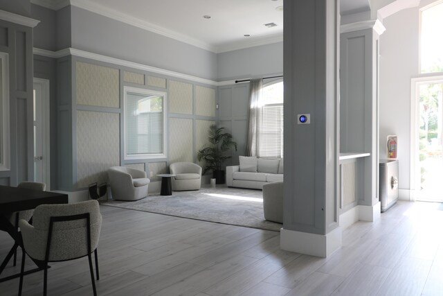 9825 Baywinds Dr Unit 1208, West Palm Beach, FL 33411 - building lobby with ornamental molding