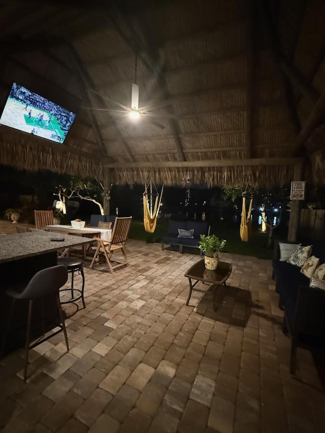 147 Oregon Ln, Boca Raton, FL 33487 - view of patio / terrace featuring a gazebo