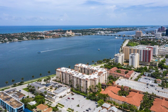 1801 N Flagler Dr Unit 828, West Palm Beach, FL 33407 - view of urban area featuring a large body of water and apartment complex