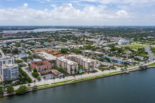 1801 N Flagler Dr Unit 828, West Palm Beach, FL 33407 - bird's eye view of a nearby body of water