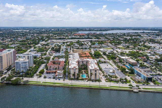 1801 N Flagler Dr Unit 828, West Palm Beach, FL 33407 - bird's eye view of a nearby body of water