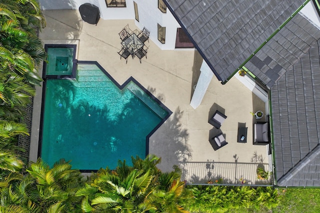 drone / aerial view