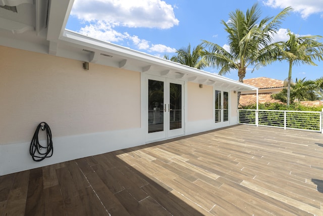 103 River Dr, Tequesta, FL 33469 - deck with french doors