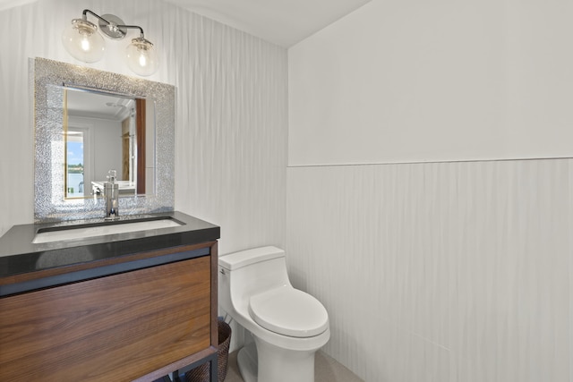 103 River Dr, Tequesta, FL 33469 - bathroom with vanity and toilet
