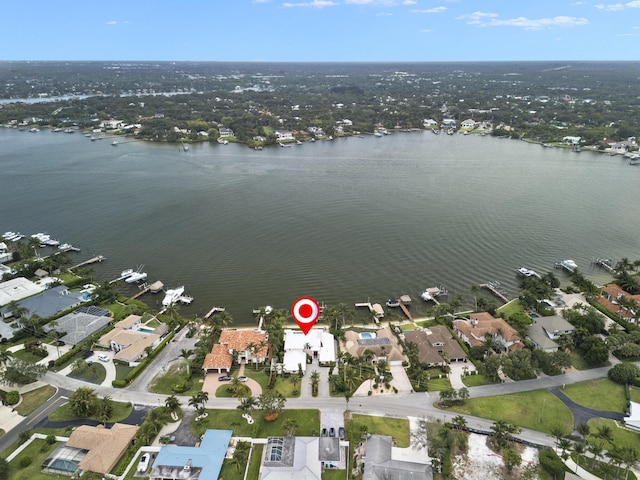 103 River Dr, Tequesta, FL 33469 - aerial overview of property's location with nearby suburban area and a nearby body of water