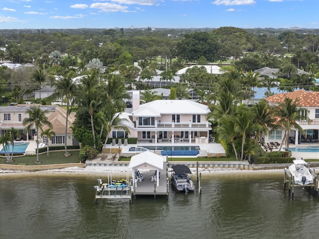 103 River Dr, Tequesta, FL 33469 - drone / aerial view of a nearby body of water