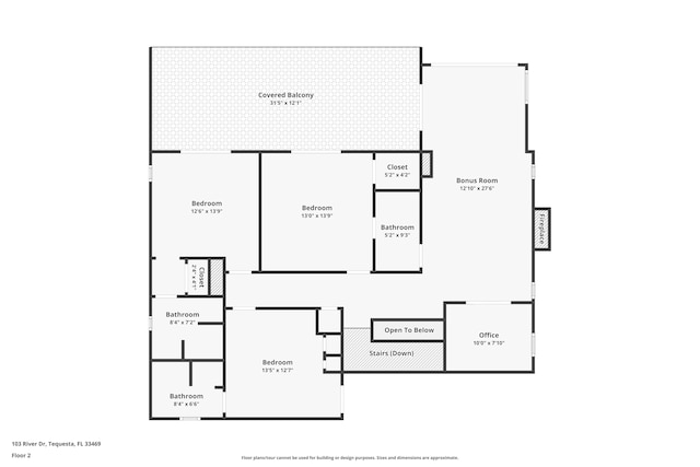 103 River Dr, Tequesta, FL 33469 - property floor plan