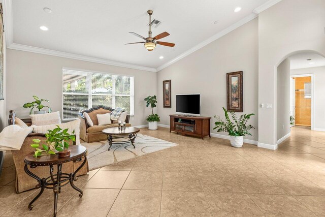 8837 Woodgrove Ridge Ct, Boynton Beach, FL 33473 - full bath with tile patterned flooring, vanity, recessed lighting, a garden tub, and a stall shower